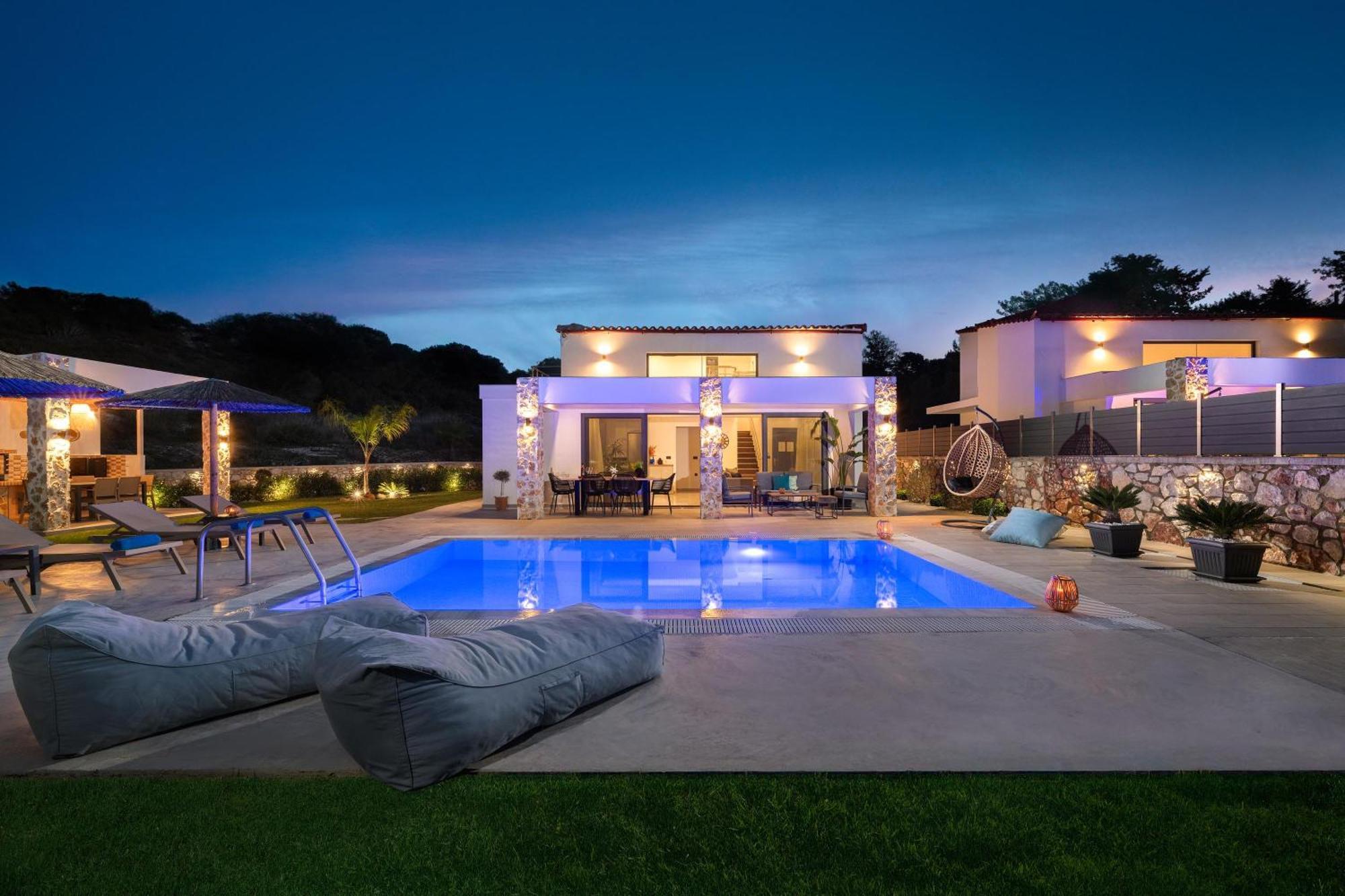 Aiora Luxury Villas Afándu Kültér fotó