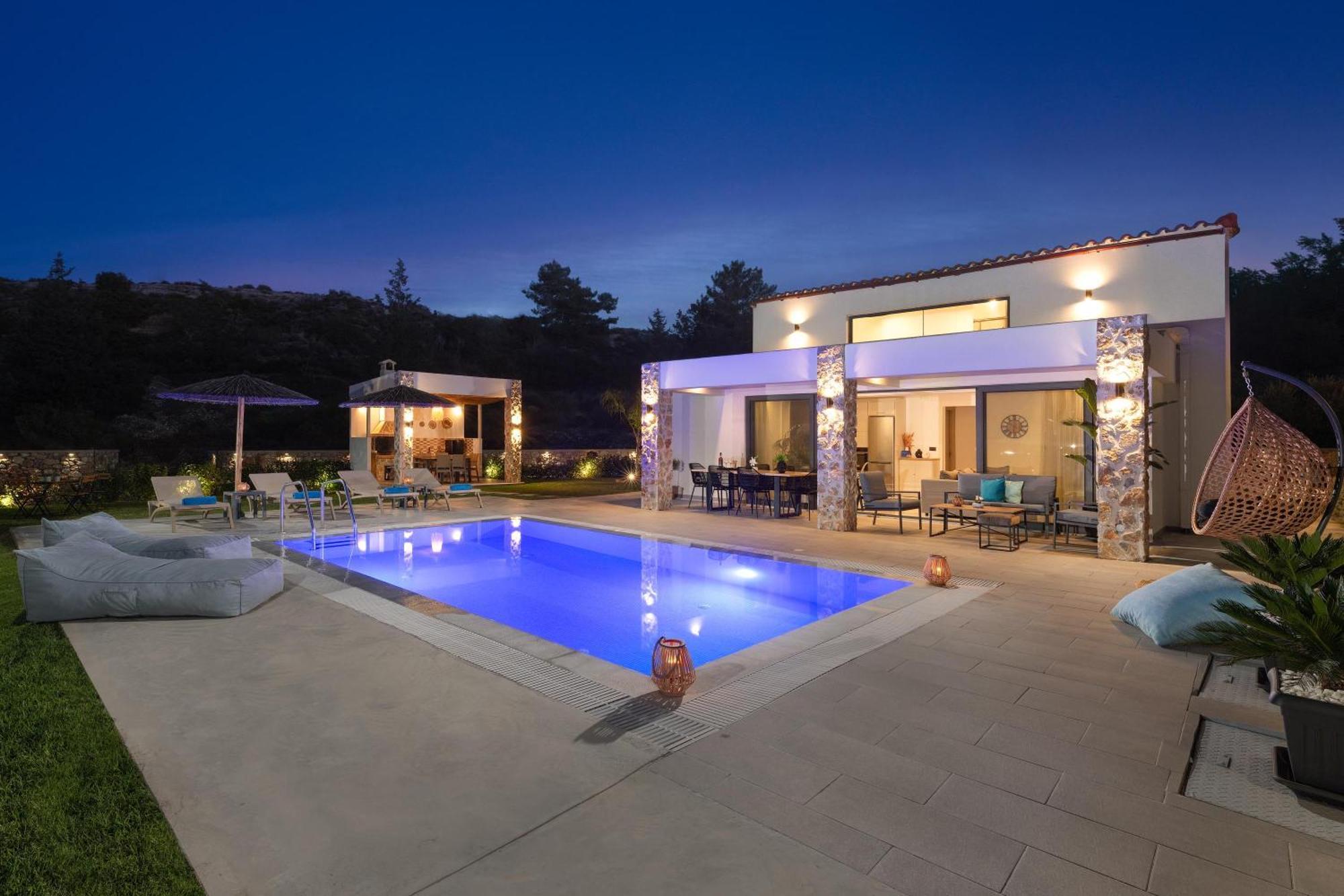 Aiora Luxury Villas Afándu Kültér fotó